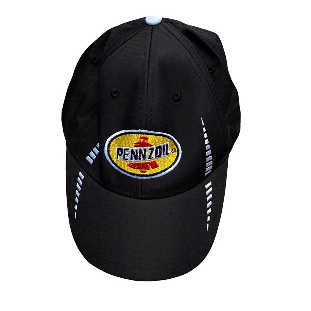 Pennzoil Oil Hat Black Golf Baseball Cap‎ Hat